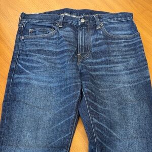 J. Crew Men's Dark Blue Straight Jeans Style 484